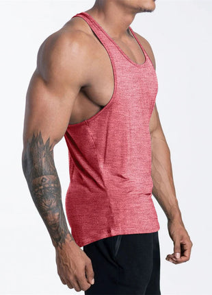 Men's Sports Fitness Tank Top Summer GYM Training  Undershirt Running Basketball Quick Drying Breathable loose Tank Top men tops www.AmBreak.com