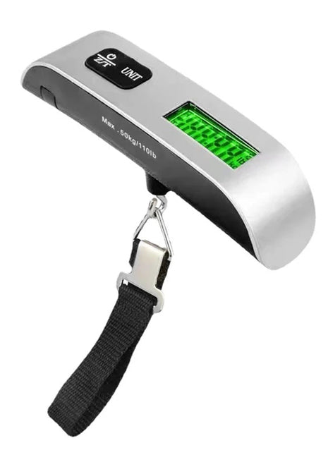 Portable Scale Digital LCD Display 110lb/50kg Electronic Luggage Hanging Suitcase Travel Weighs Baggage Bag Weight Balance Tools www.AmBreak.com