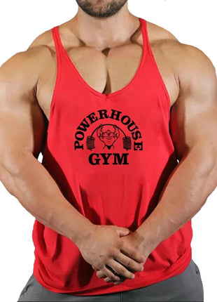 Gym Top Men Bodybuilding Shirt Fitness Men's Vest Singlet Sleeveless Sweatshirt Man Clothes Clothing Stringer Vests Singlets www.AmBreak.com