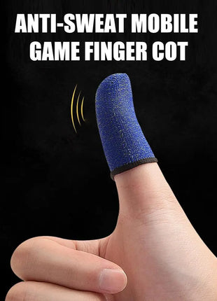 Video Game Finger Sleeves Mobile Phone Game Thumb Finger Protector Nonslip Anti-sweat Carbon Fiber Thumb Sleeve for Touch Screen