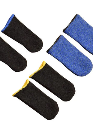 Video Game Finger Sleeves Mobile Phone Game Thumb Finger Protector Nonslip Anti-sweat Carbon Fiber Thumb Sleeve for Touch Screen