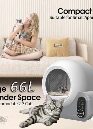 Intelligent Automatic Multiple Smart Cat Litter Box areneros para gatos Self Cleaning Litter Box for Cats Luxury Self-cleaning www.AmBreak.com