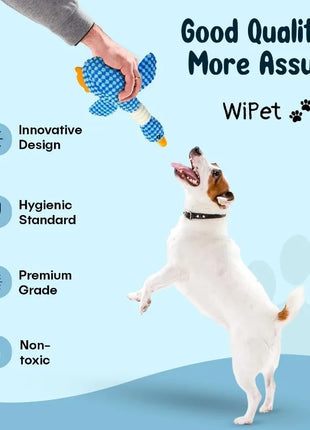 Indestructible Cat Dog Toys for Aggressive Chewers Cats Dogs,Chew Squeak Toy Cats Dogs Interactive Plush Doll Pet Products