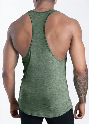Men's Sports Fitness Tank Top Summer GYM Training  Undershirt Running Basketball Quick Drying Breathable loose Tank Top men tops www.AmBreak.com