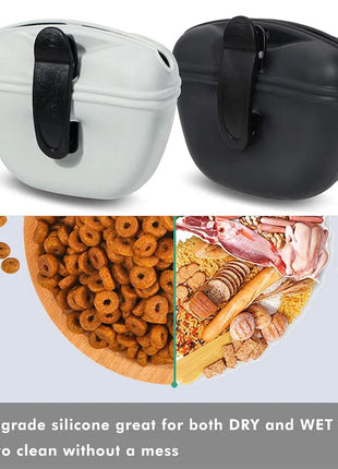 Pet  Portable Training Pouch Dog Dog Training Waist Bag  Snack Prizes Treat Bag Pet Treat Pouch Delicious Bag Pet snack bag www.AmBreak.com