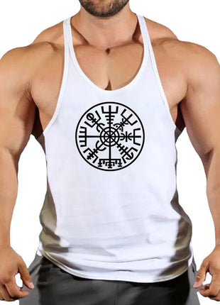 Gym Vest Fitness Shirt Muscle Man Singlet Men Tank Tops Stringer Sleeveless Sweatshirt Men's Singlets Top for Fitness Clothing www.AmBreak.com