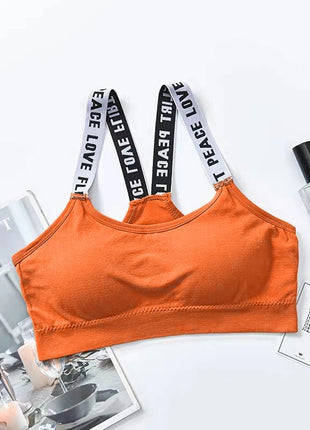 Women Sexy Sports Bra Tops For Gym Top Fitness Yoga Female Pad Sportswear Vest Tank Tops Sport Push Up Sports Bras Underwear www.AmBreak.com