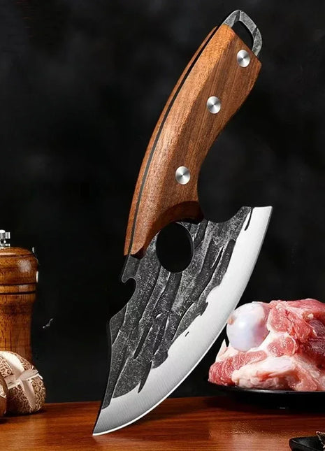 2025new Outdoor Pick Bones Dedicated Knife Hand-Forged Meat Cutting Knife Slaughter Professional Meat Selling Knife