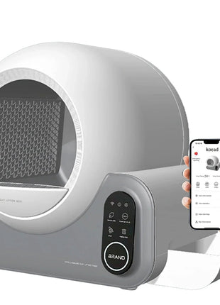 Intelligent Automatic Multiple Smart Cat Litter Box areneros para gatos Self Cleaning Litter Box for Cats Luxury Self-cleaning www.AmBreak.com