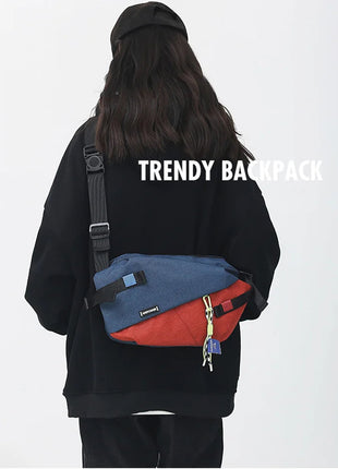 High Quality Nylon Panelled Waist Packs 2024 New Brand Unisex Chest Pack Casual Outdoor Travel Crossbody Bag Men Wasit Belt Bags www.AmBreak.com