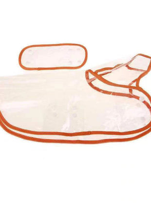 Pet Dog Puppy Transparent Rainwear Raincoat Pet Hooded Waterproof Jacket Clothes Soft PVC Small Dogs Raincoat Puppy Rain Poncho www.AmBreak.com