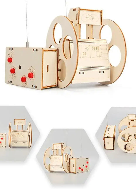 Sci-Tech Education Toy: DIY Balance Robot Model, Remote Control Change Direction Technology, Perfect Gift for Pupils