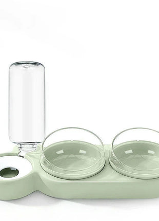 Pet Cat Food Bowl, Splash - proof Water, Three Bowl Neck Protection, Automatic Feeder, Water Storage Dispenser, Pet Dog Feeder www.AmBreak.com