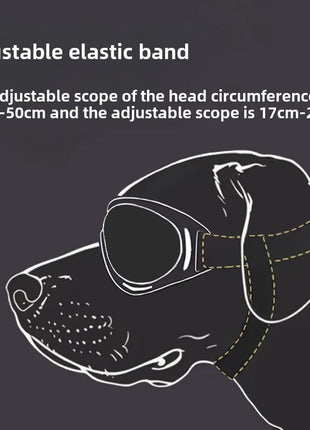 Pet Adjustable Dog Goggles Sunglasses Anti-UV Sun Glasses Eye Wear Protection Black Widely Used Dog Sunglasses Pet Dog Supplies www.AmBreak.com