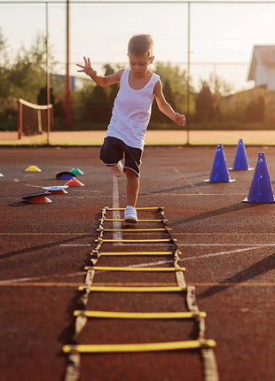 Agility Ladders Nylon Straps For Speed Training And Sports Flexibility Agility Football Training Energy Ladder Equipment - www.AmBreak.com - 