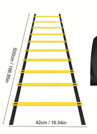 Agility Ladders Nylon Straps For Speed Training And Sports Flexibility Agility Football Training Energy Ladder Equipment - www.AmBreak.com - 