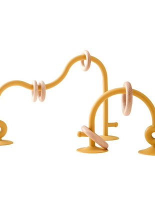Baby Toy Silicone Educational Toys Infant Montessori Toy Teething Track Maze Wooden Roller Coaster Bead Baby Accessory Teether - www.AmBreak.com - 