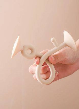 Baby Toy Silicone Educational Toys Infant Montessori Toy Teething Track Maze Wooden Roller Coaster Bead Baby Accessory Teether - www.AmBreak.com - 