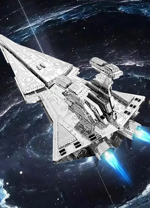 Black Pearl Pirate Ship 3D Metal Puzzle Model Kits DIY Laser Cut Puzzles Jigsaw Toy For Children - www.AmBreak.com - 