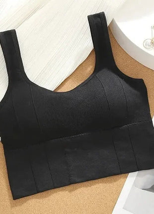 Breathable Sports Bra Anti - Sweat Fitness Top Women Seamless Yoga Bra Shockproof Crop Top Push Up Sport Bra Gym Workout Top - www.AmBreak.com - 