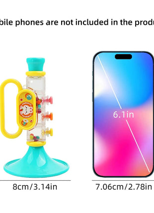 Children's trumpet toy, blowing music, playing instruments, harmonica, whistle, male and female toys - www.AmBreak.com - 