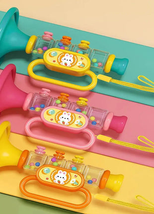 Children's trumpet toy, blowing music, playing instruments, harmonica, whistle, male and female toys - www.AmBreak.com - 