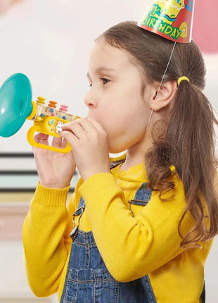 Children's trumpet toy, blowing music, playing instruments, harmonica, whistle, male and female toys - www.AmBreak.com - 