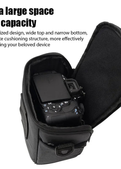 Digital Camera Bag Nylon Shoulder Bag Photographic Equipment Bag Waterproof Camera Bag Micro Single for Nikon Canon Nikon - www.AmBreak.com - 
