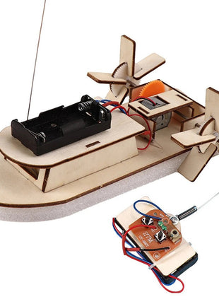 DIY Science Toys Children Educational STEM Projects Kits 3D Assemble Car Boat Model Wood Puzzle Toy Scientific Experiment Kit - www.AmBreak.com - 