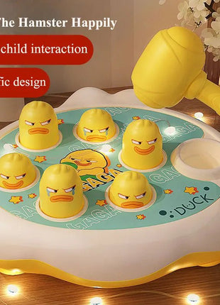 Duck/Frog/Pig Baby Toy Montessori Learning Game Educational Puzzle Gift for 12 24 Months Toddler Boy/Girl with Hammer - www.AmBreak.com - 