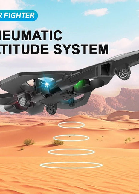 Glider Flying Helicopter RC Hobby Jet Plane 2.4G Stunt Remote Control Foam Fighter Airplane Toy With Light - www.AmBreak.com - 
