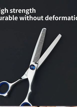 Hairdressing Scissors Stainless Steel Professional Hairdressing Scissors Cutting Thinning Scissors Barber Shear Home Salon - www.AmBreak.com - 