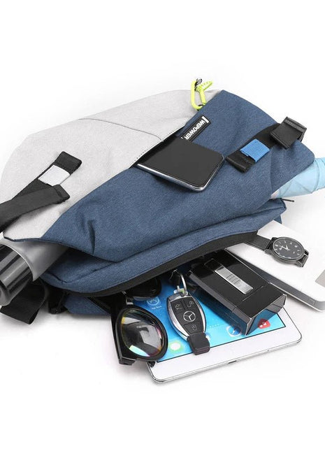 High Quality Nylon Panelled Waist Packs 2024 New Brand Unisex Chest Pack Casual Outdoor Travel Crossbody Bag Men Wasit Belt Bags - www.AmBreak.com - 