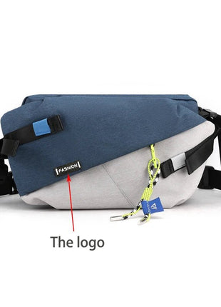 High Quality Nylon Panelled Waist Packs 2024 New Brand Unisex Chest Pack Casual Outdoor Travel Crossbody Bag Men Wasit Belt Bags - www.AmBreak.com - 