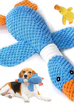 Indestructible Cat Dog Toys for Aggressive Chewers Cats Dogs,Chew Squeak Toy Cats Dogs Interactive Plush Doll Pet Products - www.AmBreak.com - 