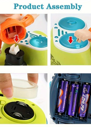 Interactive DJ Toy for Kids - Light - Up, Music - Synced Dancing Fun - Perfect Birthday, Christmas, Thanksgiving & Halloween Gift - www.AmBreak.com - 