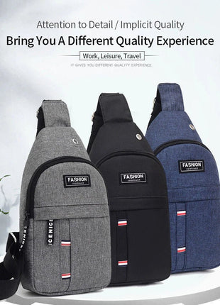 Men's Waterproof Large Capacity Fanny Pack, Adjustable Strap For Outdoor Activities, Travel Running, Hiking, And Cycling - www.AmBreak.com - 