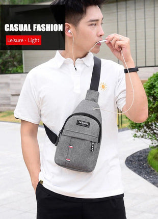 Men's Waterproof Large Capacity Fanny Pack, Adjustable Strap For Outdoor Activities, Travel Running, Hiking, And Cycling - www.AmBreak.com - 