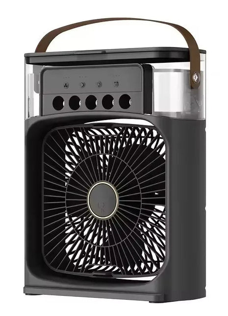 New 3 In 1 Fan AIr Conditioner Household Small Air Cooler LED Night Light Portable Humidifier Air Adjustment Fan Office Home Fan - www.AmBreak.com - 