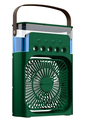 New 3 In 1 Fan AIr Conditioner Household Small Air Cooler LED Night Light Portable Humidifier Air Adjustment Fan Office Home Fan - www.AmBreak.com - 