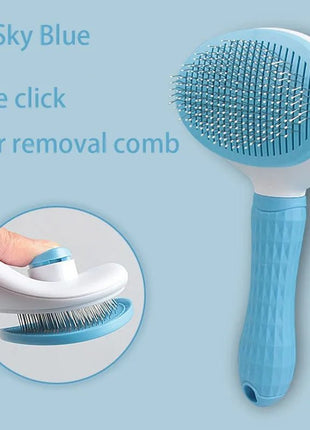 Pet Dog Hair Brush Cat Comb Pet Hair Remover Brush for Dogs Cats Puppy Kitten Grooming Tools Dogs Accessories Pet Supplies - www.AmBreak.com - 