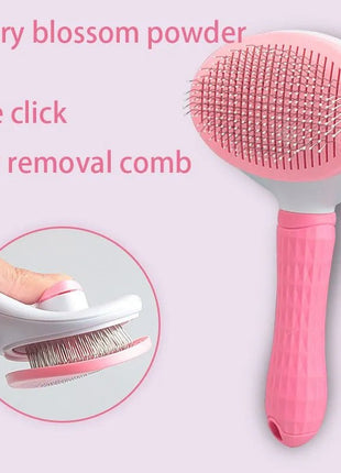 Pet Dog Hair Brush Cat Comb Pet Hair Remover Brush for Dogs Cats Puppy Kitten Grooming Tools Dogs Accessories Pet Supplies - www.AmBreak.com - 