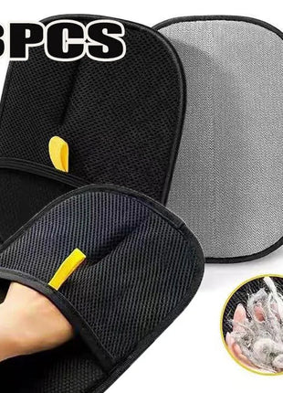 Pet Hair Cleaning And Collection Gloves Pet Double - sided Multi - functional Beauty Glove Tool Reduce The Pressure Of Pet Ownership - www.AmBreak.com - 