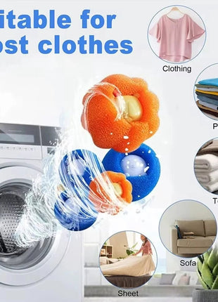 Pet Hair Remover for Washing Machine Reusable Cats Dogs Fur Sticker Hair Brush Lint Dust Collector Dryer Cleaning Laundry Tools - www.AmBreak.com - 