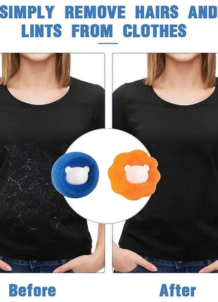 Pet Hair Remover for Washing Machine Reusable Cats Dogs Fur Sticker Hair Brush Lint Dust Collector Dryer Cleaning Laundry Tools - www.AmBreak.com - 