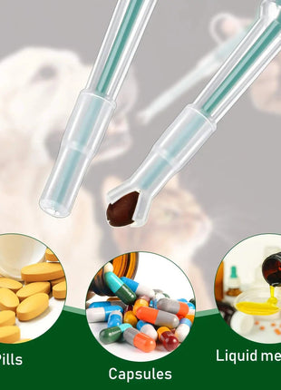 Pet Medication Dispenser, Pressing Feeding Stick for Cats and Dogs, Eating Pills, Pills, Medication Artifacts, Pet Sickness Care - www.AmBreak.com - 