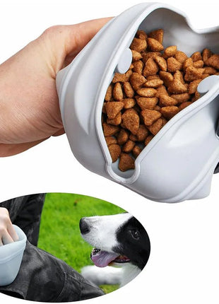 Pet Portable Training Pouch Dog Dog Training Waist Bag Snack Prizes Treat Bag Pet Treat Pouch Delicious Bag Pet snack bag - www.AmBreak.com - 