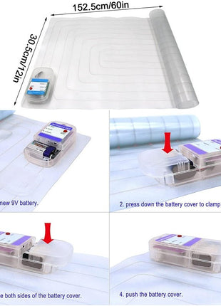 Pet Shock Mat Training Mats for Cats Dogs Keeping Cats Dogs Off FurnitureCounter - www.AmBreak.com - 