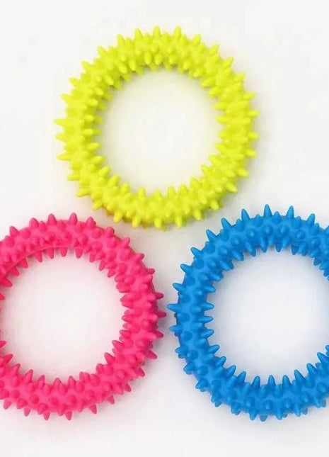 Pet Toys for Small Dogs Rubber Resistance To Bite Dog Toy Teeth Cleaning Chew Training Toys Pet Supplies Puppy Dogs - www.AmBreak.com - 