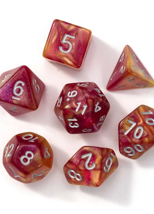 Polyhedral Dice Set for DND RPG Tabletop Roleplaying Board Games Dice 7pcs/lot D4 D6 D8 D10 D12 D20 Multifaceted Table Game Dice - www.AmBreak.com - 